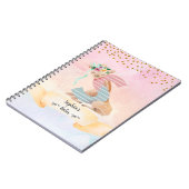 Carnet Lettre Monogramme S Bébé Girafe Fille Étude Quotid (Côté gauche)