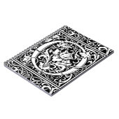 Carnet Lettre O Monogramme Médiéval Art Nouveau (Côté gauche)