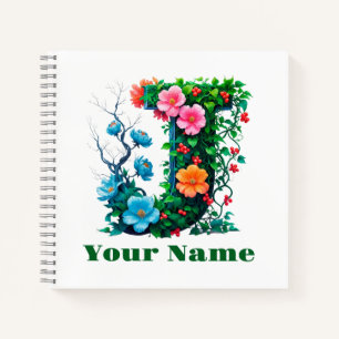 Carnet Lettre personnalisée J