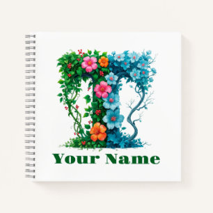 Carnet Lettre personnalisée T