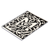 Carnet LETTRE vintage M ART NOUVEAU (Côté gauche)