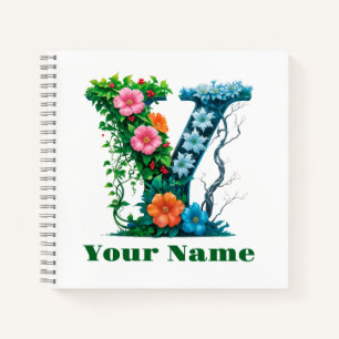 Carnet Lettre Y personnalisée