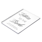 Carnet Lettres à la femme de ménage cadeau pour douche (Côté gauche)