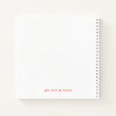 Carnet Lettres À La Femme Douche Bachelorette Guestbook (Dos)