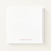 Carnet Lettres À La Femme Douche Bachelorette Guestbook (Dos)