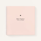 Carnet Lettres à ma fille | Clé de mémoire (Devant)