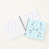 Carnet Lettres à ma fille fleurs simples modernes (Intérieur)