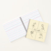 Carnet Lettres à ma fille fleurs simples modernes (Intérieur)