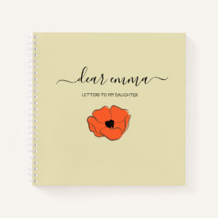 Carnet Lettres à ma fille Mémoire de conservation simpl