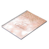 Carnet Lettres À Ma Nièce De Fille Pink Gold (Côté gauche)