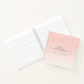 Carnet Lettres à ma petite-fille garde la mémoire rose (Intérieur)