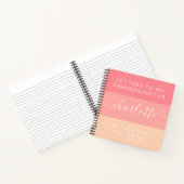 Carnet Lettres à ma petite-fille pendant que je vous rega (Intérieur)