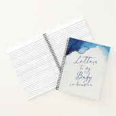 Carnet Lettres à mon bébé dans le ciel (Intérieur)