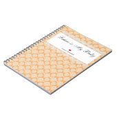 Carnet Lettres à mon cadeau de Baby shower Nom personnali (Côté gauche)