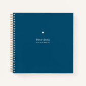 Carnet Lettres à mon fils | Garder la mémoire bleue (Devant)