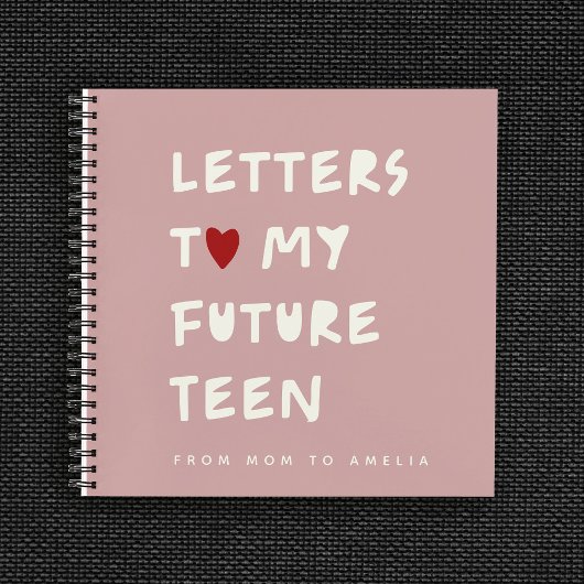 Carnet Lettres à mon futur adolescent – Souvenir personna