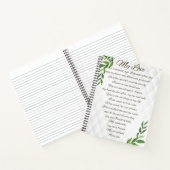 Carnet Lettres à mon futur mari (Intérieur)