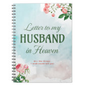 Carnet Lettres à mon mari au Ciel (Devant)
