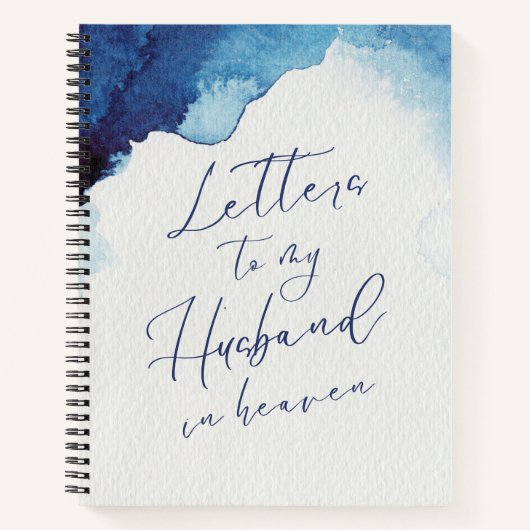 Carnet Lettres À Mon Mari Dans Le Ciel (Devant)