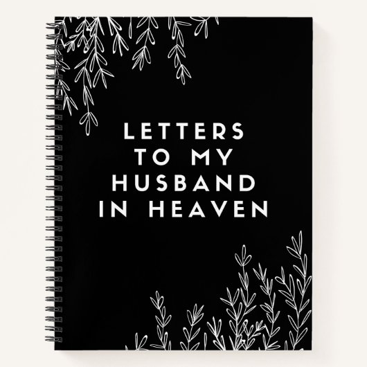 Carnet Lettres À Mon Mari Dans Le Ciel (Devant)