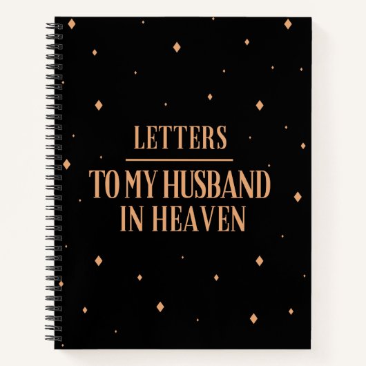 Carnet Lettres À Mon Mari Dans Le Ciel (Devant)