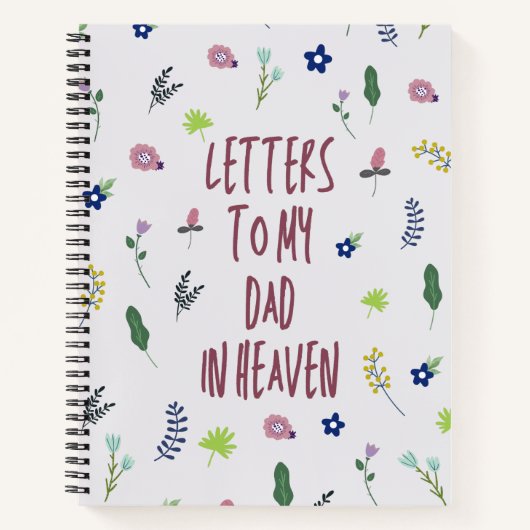 Carnet Lettres À Mon Père Dans Le Ciel (Devant)