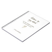 Carnet Lettres à mon père – Lettre personnalisée (Côté gauche)
