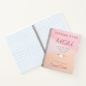 Carnet Lettres à My Mom Memorial Journal, Perte de maman (Intérieur)