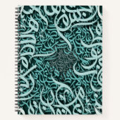 Carnet lettres arabes Tiffany (Devant)