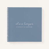 Carnet Lettres bleues Dusty à ma fille garde mémoire (Devant)