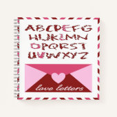 Carnet Lettres d'amour (Devant)