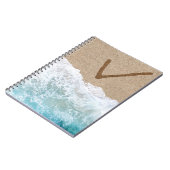 CARNET LETTRES DANS LE SABLE V (Côté gauche)