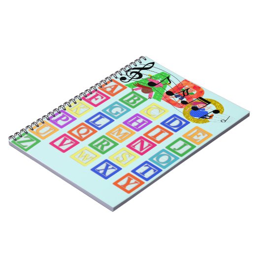 Carnet Lettres de bloc (Côté gauche)