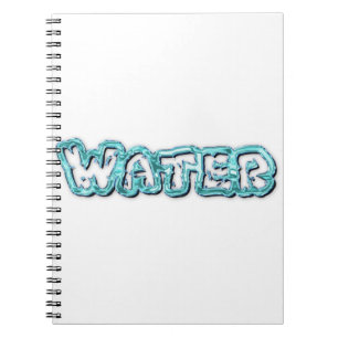 Carnet Lettres de boire de l'eau