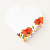 Carnet Lettres de coquelicot d'or à ma fille (Dos)