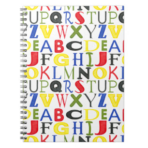 Carnet Lettres de couleur vive de Megan Meagher