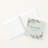 Carnet Lettres Eucalyptus à ma fille garde la mémoire (Intérieur)