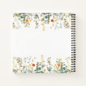 Carnet Lettres fleurs sauvages à ma fille garde la mémoir (Dos)