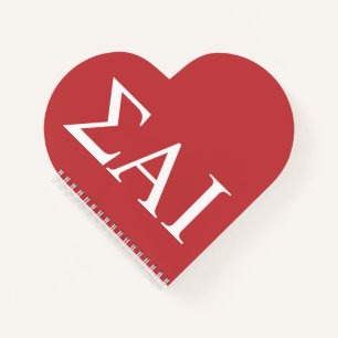 Carnet Lettres grecques Sigma Alpha Iota