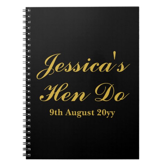 Carnet Lettres personnalisées à la mariée pour le week-en (Devant)