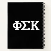 Carnet Lettres Phi Sigma Kappa (Dos)