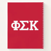 Carnet Lettres Phi Sigma Kappa (Dos)