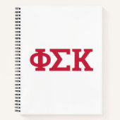 Carnet Lettres Phi Sigma Kappa (Devant)