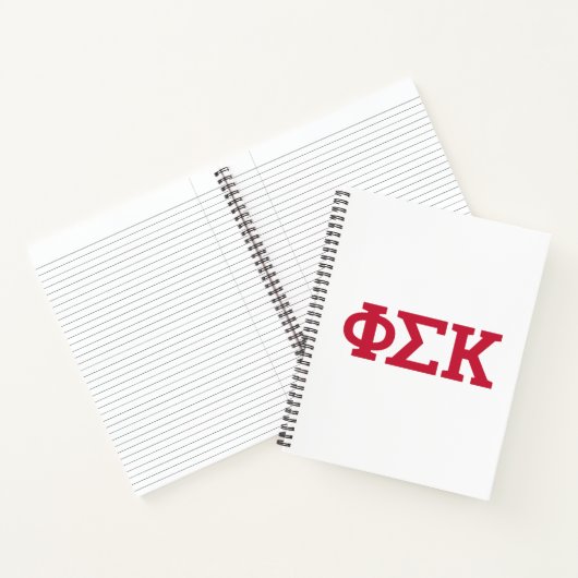Carnet Lettres Phi Sigma Kappa (Intérieur)