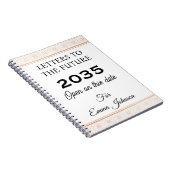 Carnet Lettres pour l'avenir, souvenir personnalisé (Côté Droit)