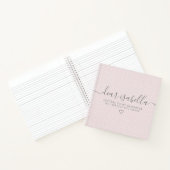 Carnet Lettres roses à ma fille garde la mémoire (Intérieur)