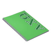 Carnet Lettres vertes d'Omega de Chi d'Alphi (Côté Droit)