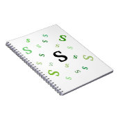 Carnet - Lettres Vertes Tumbled (Côté Droit)