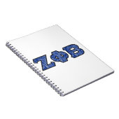 Carnet Lettres Z Phi B Bandana (Côté Droit)