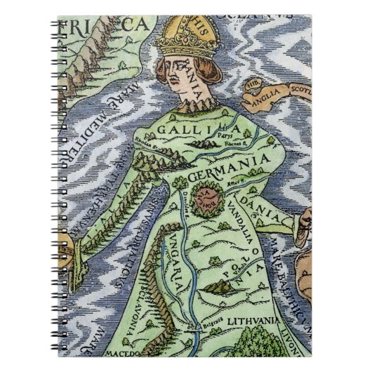 CARNET L'EUROPE EN TANT QUE REINE, 1588 (Devant)